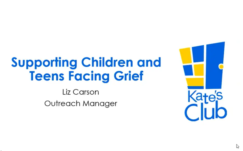 SUPPORTING CHILDREN AND TEENS FACING GRIEF
